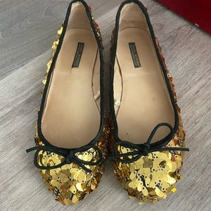Zara flat shoes